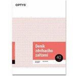 Optys 1227 Deník zdvihacího zařízení A4 - 52l – Zboží Mobilmania