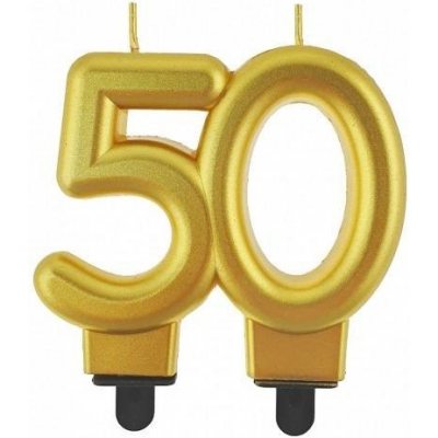 Dortisimo Godan svíčka zlatá číslo 50 – Zboží Dáma