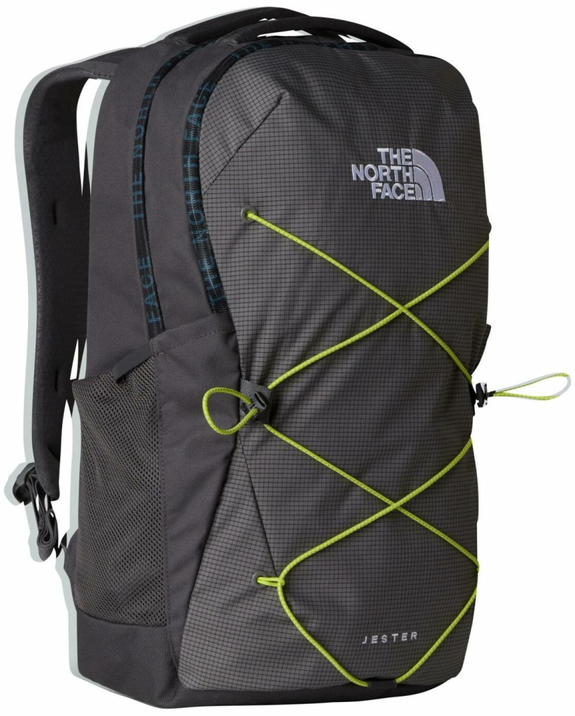 The North Face Jester NF0A3VXFMSO anthracite grey/smoked pearl/fizz lime 28 l