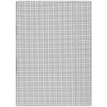 Donau A4 Kartonové desky s chlopněmi a gumičkou kostičkované bílé – Zboží Živě