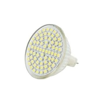 Whitenergy Led žárovka GU5.3 72 SMD3528 3.5W 230V Studená bílá refl. MR16