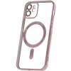 Pouzdro a kryt na mobilní telefon Pouzdro CPA Silikonové TPU Mag Color Chrome iPhone 12 Pro růžovo zlaté