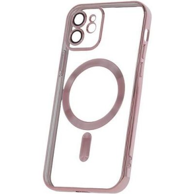 Pouzdro CPA Silikonové TPU Mag Color Chrome iPhone 12 Pro růžovo zlaté – Zbozi.Blesk.cz