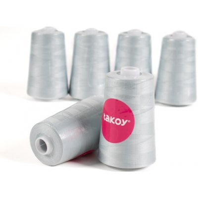 Takoy Overlock / coverlock polyesterová nit TKY 5000 barva šedomodrá – Zboží Mobilmania