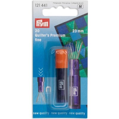 PRYM Quiltovací jehly v zásobníku, jemné, 0,60 x 23 mm