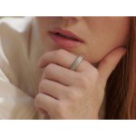 Oura Ring 5 Brushed Silver vel. 12 JZ90-61619-12 – Zboží Živě