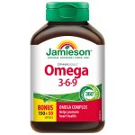 Jamieson Omega 3-6-9 1200mg měkké tobolky pro normální činnost srdce a mozku 200 kapslí – Zboží Dáma