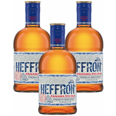 HEFFRON Panama RUM 5y 38% 0,5 l (set)