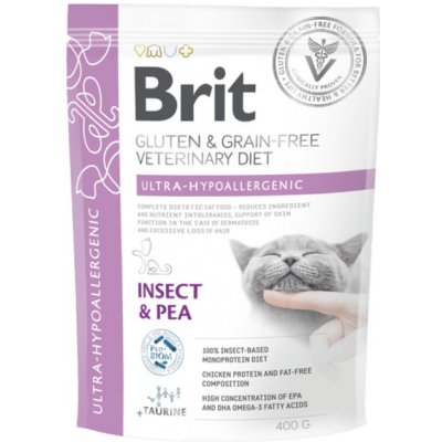 Brit Veterinary Diets Cat GF Ultra hypoallergenic 0,4 kg – Zboží Mobilmania