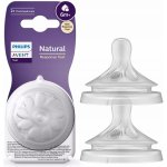 Philips Avent dudlík Natural Response na kaši 2 ks transparentní – Zboží Dáma
