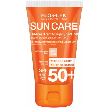 FlosLek Laboratorium Sun Care tónovací ochranný krém pro mastnou a smíšenou pleť SPF50+ 50 ml