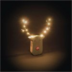 EMOS LED dekorace dřevěná sob 16 cm 2x AAA vnitřní teplá bílá časovač,12 ks display box – Hledejceny.cz