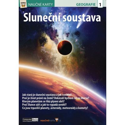 Sluneční soustava - Naučná karta – Zbozi.Blesk.cz