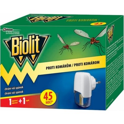 Biolit Electrický odpařovač náplň 45 nocí 27 ml – Zboží Mobilmania