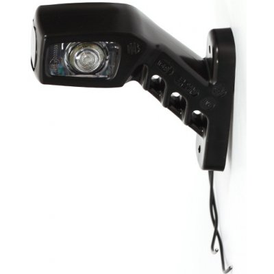 poziční tykadlo LED červ.-bílo-oranž., pravé, WAS – Sleviste.cz