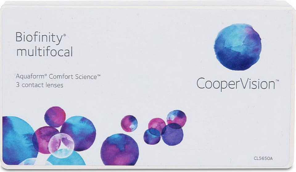 Cooper Vision Biofinity Multifocal 6 čoček