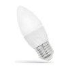 Žárovka Wojnarowscy LED svíčka E-27 230V 4W studená bílá 6000 7000K bílé světlo