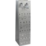 Taška na víno Stříbrná lahvičky 10,5x10,5x36cm – Sleviste.cz