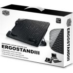 Cooler Master NotePal ErgoStand III / chladicí podstavec / do 17 / 230mm fan / 21dB @ 800 RPM / USB hub / černá (R9-NBS-E32K-GP) – Hledejceny.cz