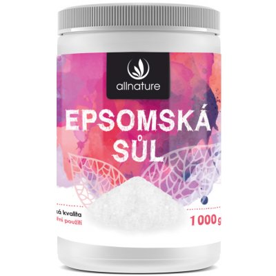 Allnature Epsomská sůl 1000 g – Zboží Dáma