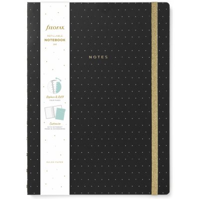 Filofax Zápisník Moonlight A4 černý