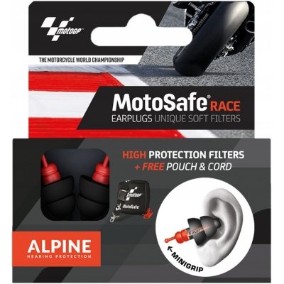 Alpine MotoSafe špunty do uší na motorku 1 pár – Hledejceny.cz