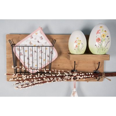 Dekorace keramické vajíčko s lučními květy 10*10*14 cm – Hledejceny.cz