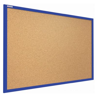 Allboards TK96DB Korková nástěnka v barevném dřevěném rámu 90 x 60 cm – Zboží Mobilmania