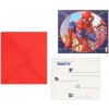 Párty pozvánka Procos Pozvánky s obálkami "Spiderman Crime Fighter"