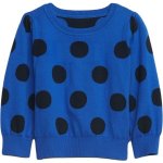 Gap 484726-03 Dětský svetr vzor puntíky Modrá – Zboží Dáma