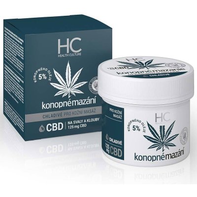 Health Culture CBD konopné mazání chladivé 125 ml – Hledejceny.cz