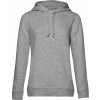 Dámská mikina B & C Collection dámská mikina s kapucí Inspire Hooded women světle šedý melír