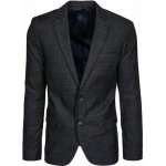 Šedé sako s modrým kostkovaným vzorem – Sleviste.cz