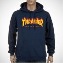 Thrasher Flame Hood mikina black