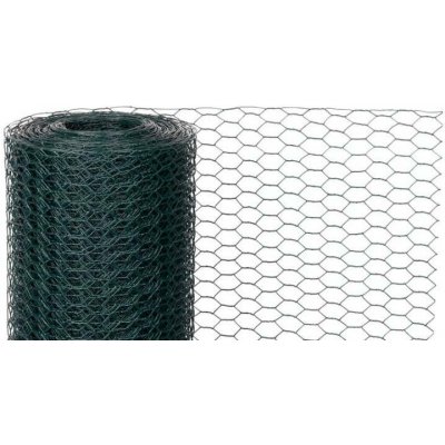 Pletivo HEX PVC 1000/13/0,9 mm, 25 m, zelené, šestihranné, zahradní, chovatelské – Hledejceny.cz