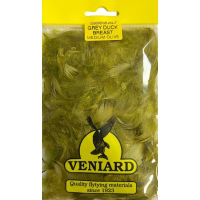 Veniard Peří z Divoké Kachny Mallard Duck Drake Round Breast Medium Olive 2g – Hledejceny.cz