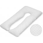 SCAMP Těhotenský polštář přesýpací hodiny Patchwork šedá – Zboží Dáma