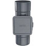 Bryza Lapač listí s dvířky pro plastové okapy Ø 110mm RAL 7021 antracit – Hledejceny.cz