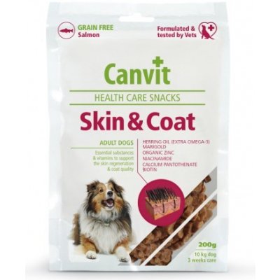 Canvit Grain Free Skin Coat salmon 200 g – Zbozi.Blesk.cz