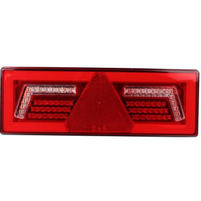 TT TECHNOLOGY Zadní neonové LED sdružené světlo s trojúhelníkem, dynamickým směrovým světlem a vestavěným rezistorem – LEVÉ – Hledejceny.cz