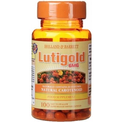 Holland & Barrett Lutigold Lutein 6 mg, 100 softgel kapslí – Hledejceny.cz