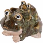 ProGarden Socha žáby, zahradní dekorace, 10 x 11 cm vícebarevná – Zboží Dáma