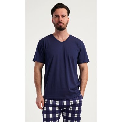 Pánské pyžamo dlouhé Honza tmavě modrá – Hledejceny.cz