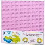 L-W Toys Základová deska 32x32 růžová – Zboží Živě