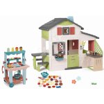 Smoby Set domeček Přátel a stánek se zmrzlinou a vaflemi Friends House Life rozšiřitelný s kuchyňkou a elektronickým zvonkem – Zboží Dáma
