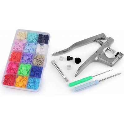 Sada - ruční lis a patentky velikost 20", střední, viz foto (bal. 1) – Zboží Dáma