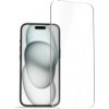 Tvrzené sklo pro mobilní telefony AlzaGuard 2.5D Case Friendly Glass Protector pro iPhone 15 AGD-TGF0200
