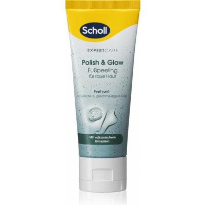Scholl Foot Cream Polish & Glow exfoliační peeling na nohy 75 ml – Hledejceny.cz
