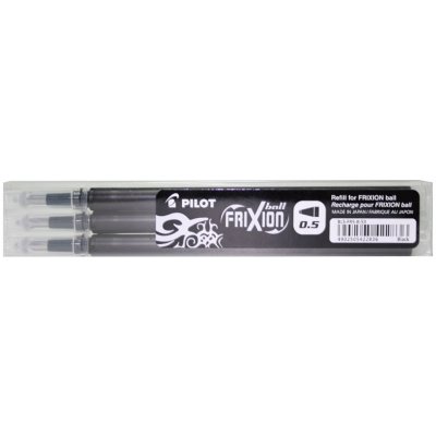 Náplň pro pero Pilot FriXion 0,5 mm černá BLS-FR5-B-S3 – Zboží Živě