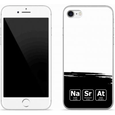 mmCase na iPhone SE 2022 - chemické prvky černobílé pozadí – Zboží Mobilmania